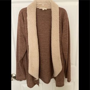 💙PIE IN THE SKY Size XL MAUVE SWEATER/JACKET